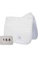 2022 Woof Wear Dressage Saddle Cloth & Dressage Number Holder Bundle WS0002/19 - White